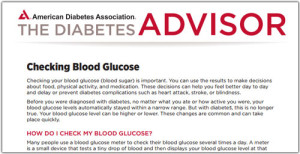 Diabetes Blood Glucose
