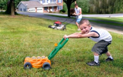 Lawn Mowing Safety: No Flip-flops