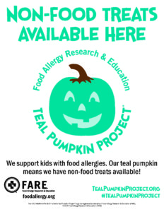 Teal Pumpkin Sign